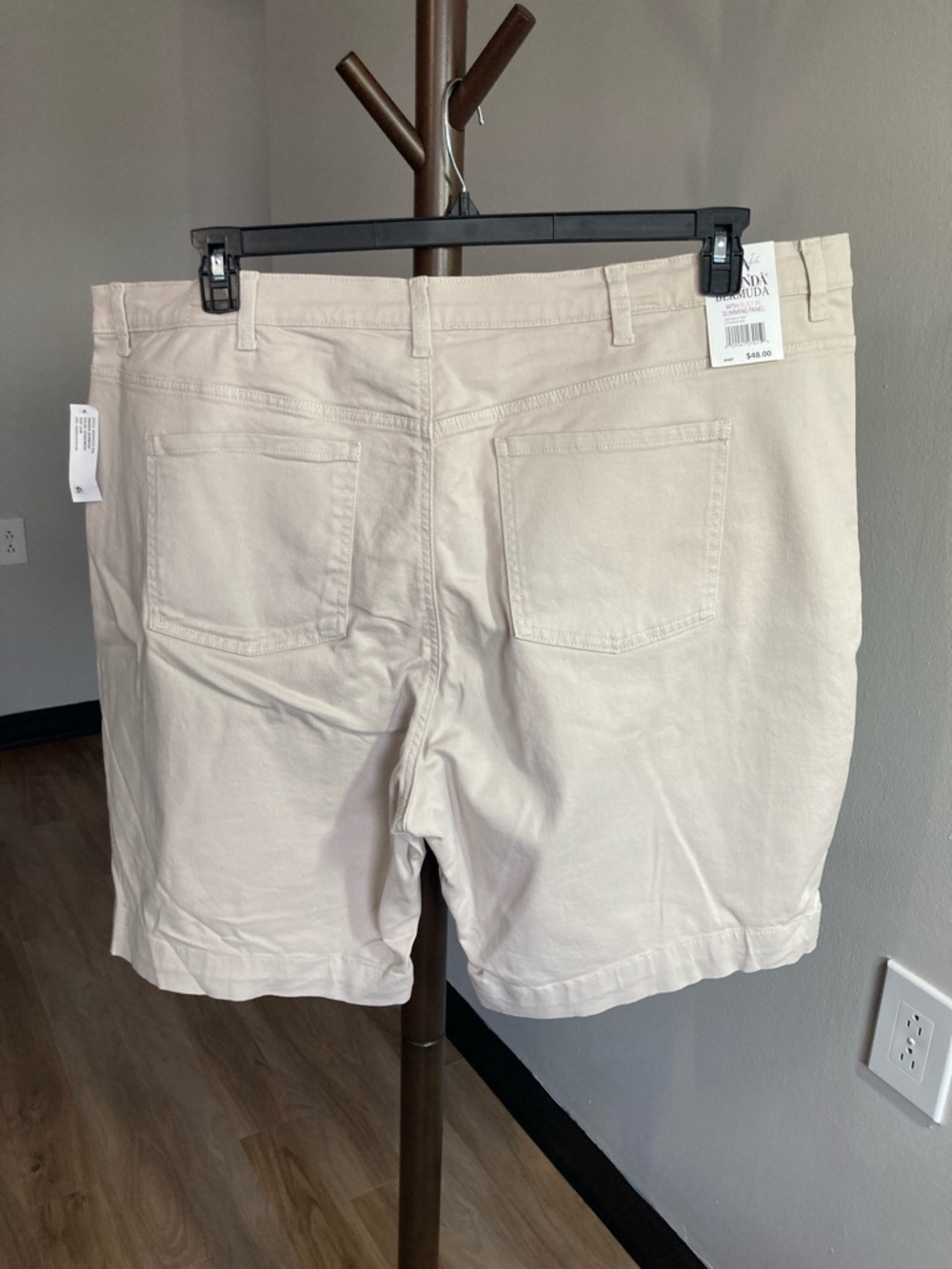 Gloria Vanderbilt stonewood jean Bermuda short flawless stretch classic rise 24W - Picture 10 of 17